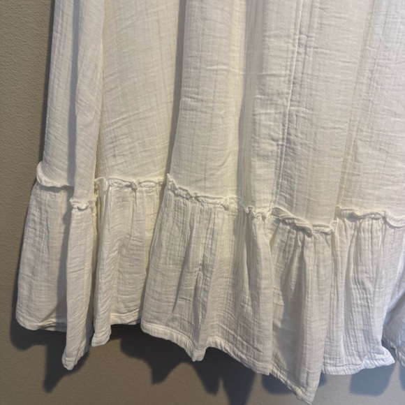 100% Organic Cotton Gauze Smocked Maxi Skirt - Picture 5 of 8